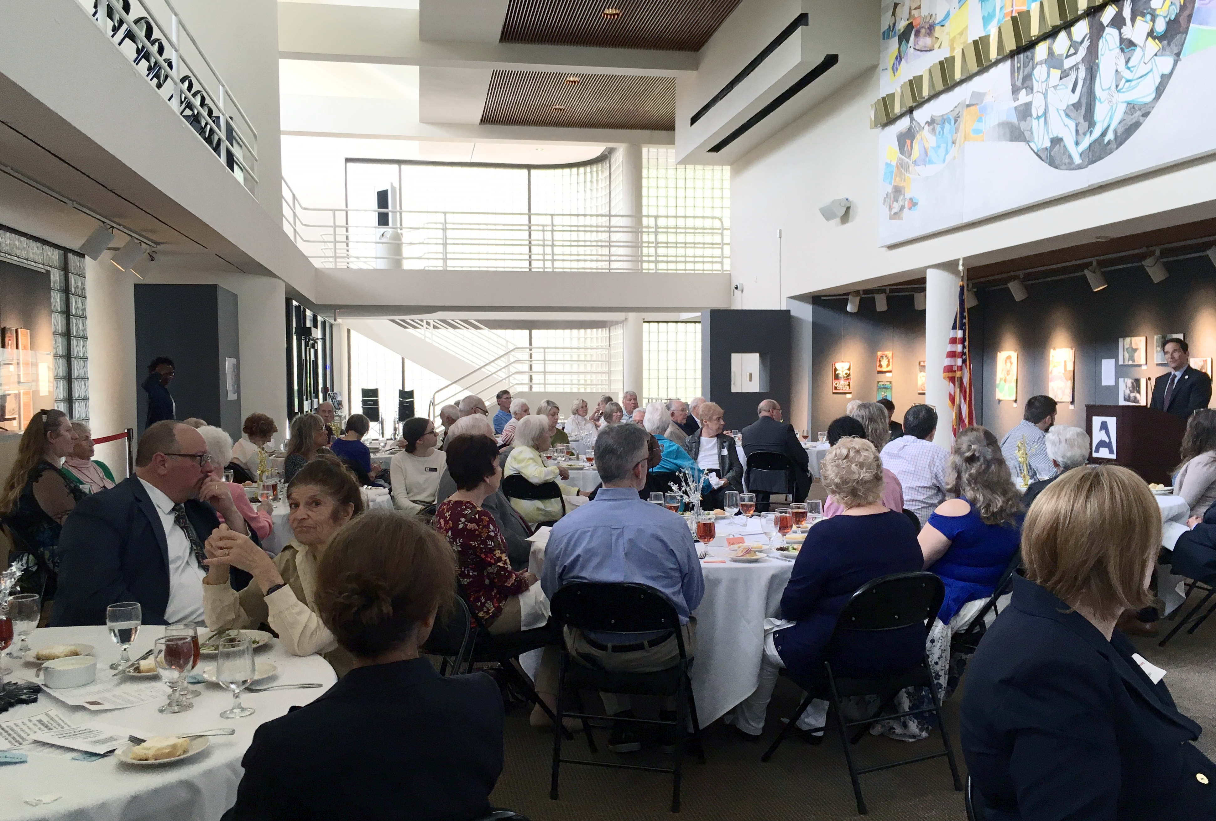View of the 2023 Kauffman luncheon attendees (2024 picture not available)