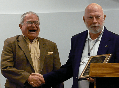 Photo: Mike receiving award